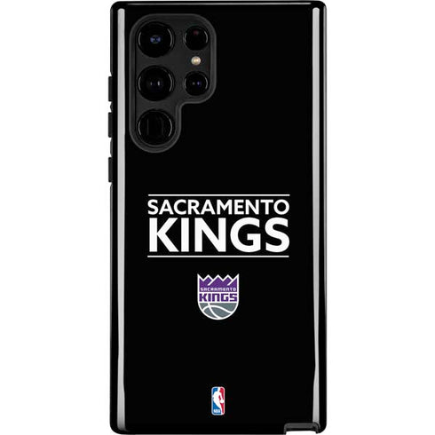 NBA Sacramento Kings Standard - Black Galaxy S25 Ultra Impact Case